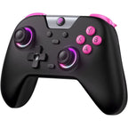 EasySMX X05 Gaming Controller, Hall Effect Joysticks, Multiplatform, RGB Effects, Adjustable 5-Level Vibration, 750mAh Battery, Black