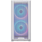 Lian Li Lancool 216 RGB Tempered Glass White Steel E-ATX Mid Tower Case, 2x 160mm PWM Fans, 360mm Radiator Support