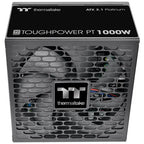 Thermaltake Toughpower PT 1000W Power Supply, 80 Plus Platinum, ATX 3.1, Full Modular, 600W 12V-2x6 Connector