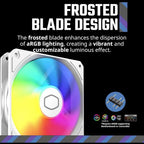 Cooler Master MasterLiquid Core II 360 Liquid CPU AIO Cooler, 360mm Radiator, 3X ARGB PWM Fans 650 To 1,750, Infinity Mirror Dual-Chamber Pump, AMD AM5/AM4 and Intel LGA 1851/1700, White, MLW-D36M-A18PA-RW