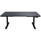 MXG DMD-01 Motorized Sit-Stand Gaming Desk Dual Motor 4.5ft x 2ft 0.75 Inches Thick Matte Black