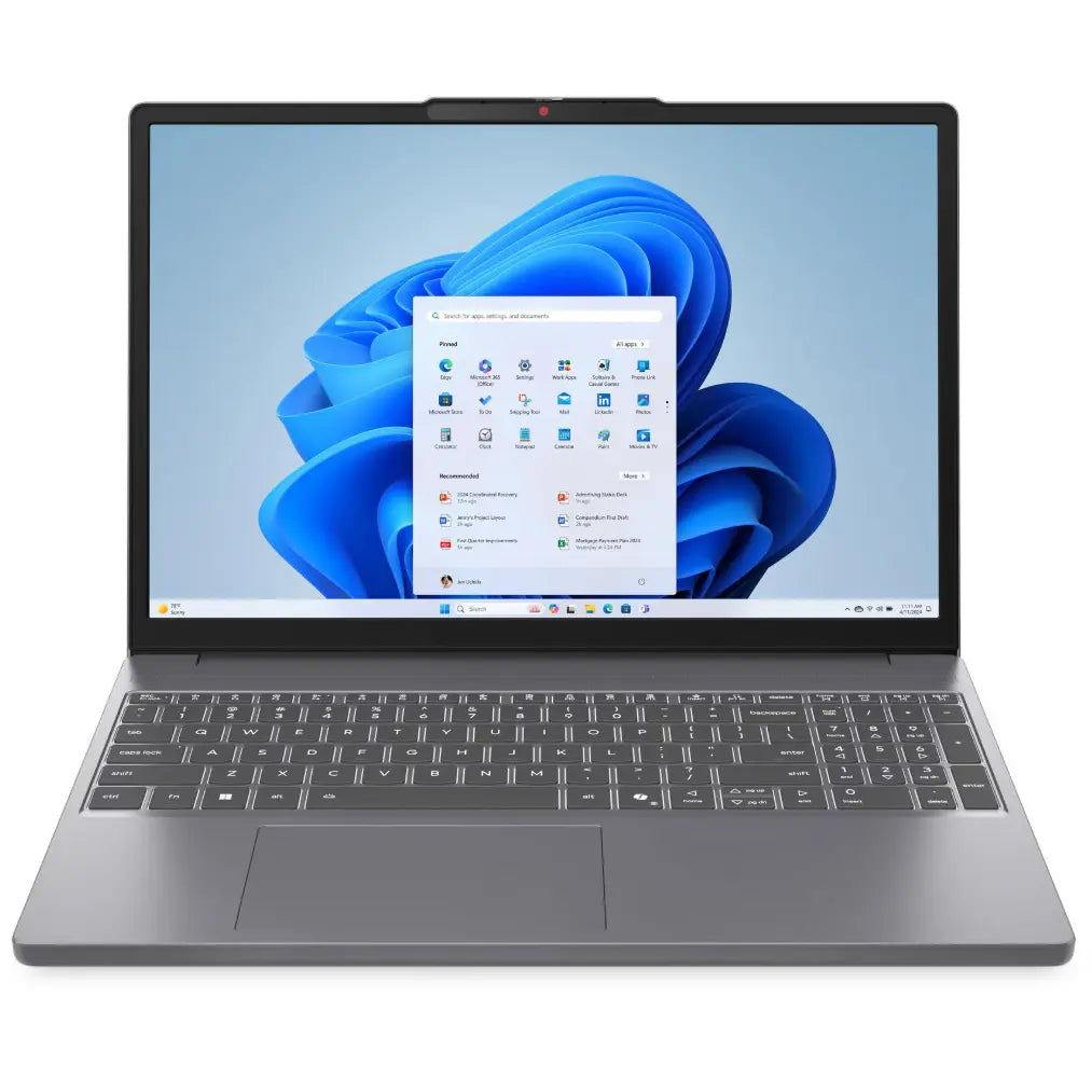 Lenovo IdeaPad Slim 3 15IRH10 Laptop, Intel Core i5-13420H, Intel UHD Graphics, 16GB DDR5-4800 RAM, 512GB PCIe 4.0 NVMe SSD, 15.3" WUXGA IPS 60Hz, Wi-Fi 6 and BT5.2, Luna Grey, 83K100MLLK