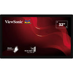 ViewSonic TD3207 Monitor, 32 Inch, 1080p, 10-Point Multi Touch, 60Hz, IPS, HDMI, USB Type B, DisplayPort, RS232