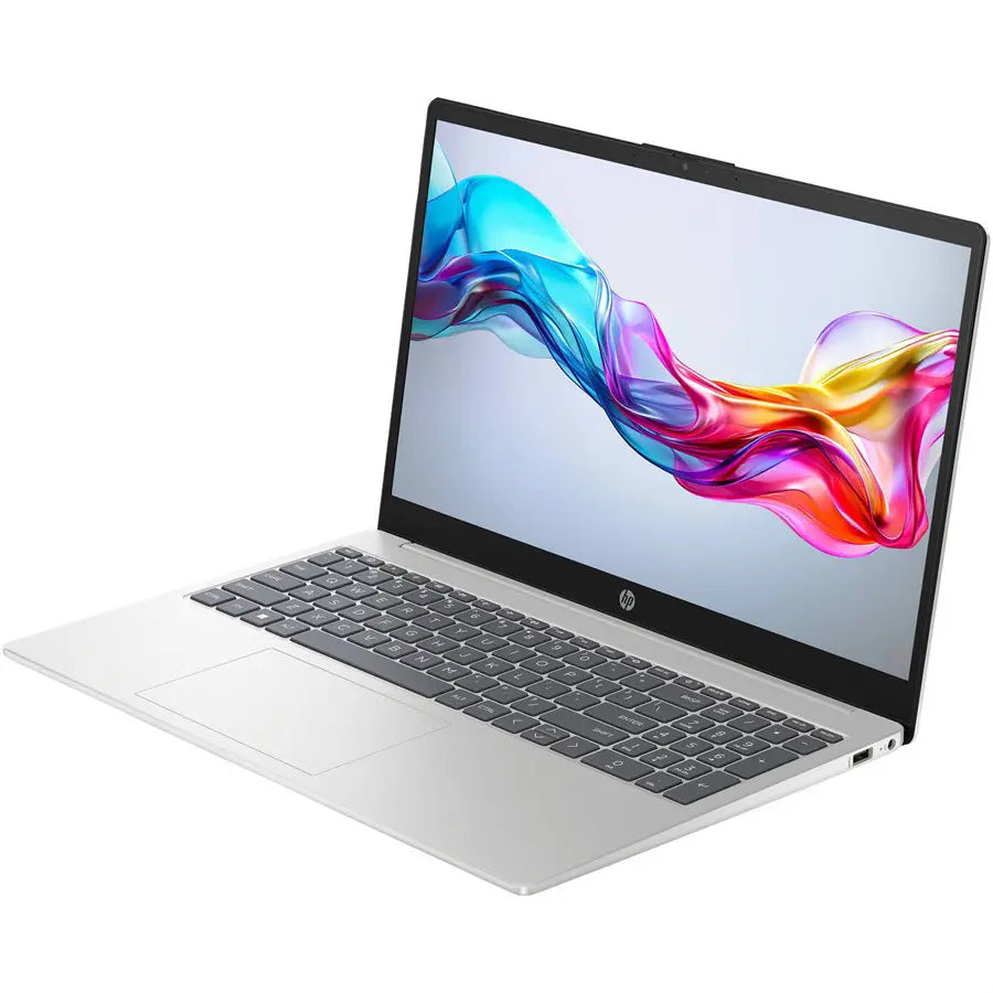 HP 15-FD0558NIA Laptop, Intel Core i7-1355U, 8GB DDR4 3200MHz, 512GB PCIe NVMe SSD, Intel Iris Xe Graphics, 15.6" FHD Anti-Glare Display, Backlit Keyboard, Natural Silver