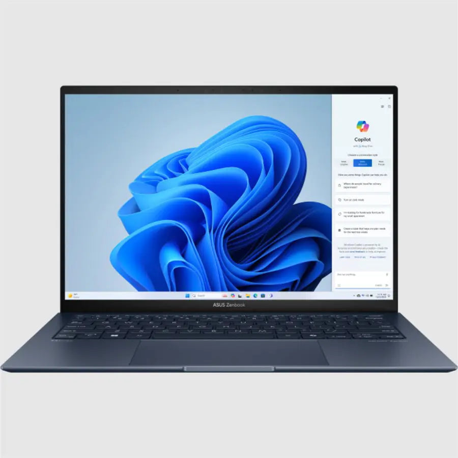 ASUS Zenbook 13 UX5304MA-NQ040W Laptop, Intel Core Ultra 7-155U Up To 4.8GHz, 16GB LPDDR5X, 1TB SSD, 13.3 Inch 3K OLED, Intel Graphics, Backlit Keyboard, Windows 11, Ponder Blue (Official Warranty)