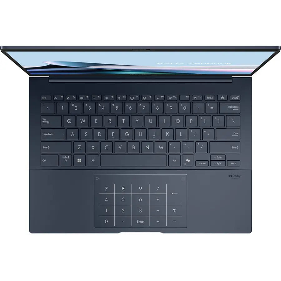 ASUS Zenbook UX3405MA-PZ464W Laptop, Intel Core Ultra 9-185H Up To 5.1GHz, 16GB LPDDR5X, 1TB SSD, 14 Inch 3K OLED Touch, Intel Arc Graphics, Backlit Keyboard, Windows 11, Ponder Blue (Official Warranty)