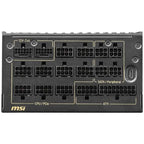 MSI MEG Ai1600T Power Supply, 1600W, PCIe 5.1 and ATX 3.1 Ready, Dual-Native 12V-2x6 Connectors, Tri-Certified Titanium