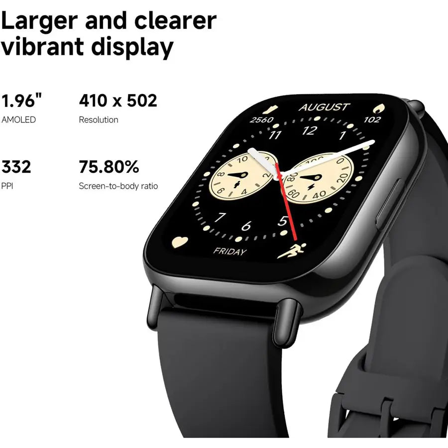 XIAOMI Redmi Watch 5 Lite Smartwatch, 1.96' AMOLED Display, Always On Display, Clear Calling, Accurate GNSS, Up To 18-Day Battery Life