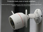 EZVIZ H3c 2K+ Wi-Fi Smart Home Camera 4MP | Color Night Vision | AI Human Detection | 2.8mm Wide-Angle Lens | Dual Antenna Wi-Fi