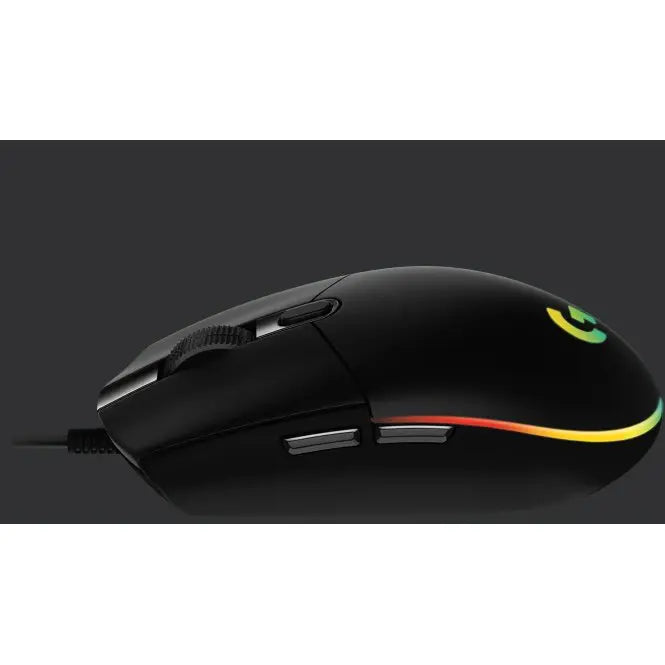 Logitech G102 Lightsync RGB 6 Button Gaming Mouse | Black - 910-005802