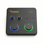 Maono PS22 Lite Audio Interface, Wireless Lavailar Microphone for Content Creation