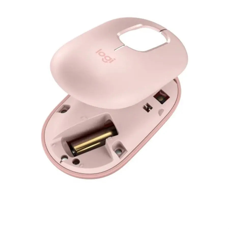 Logitech POP Mouse Wireless Mouse, High Precision Optical Tracking, 1000-4000 DPI, 4 Buttons, Multi-Device 3 Easy-Switch, Rose 910-007402