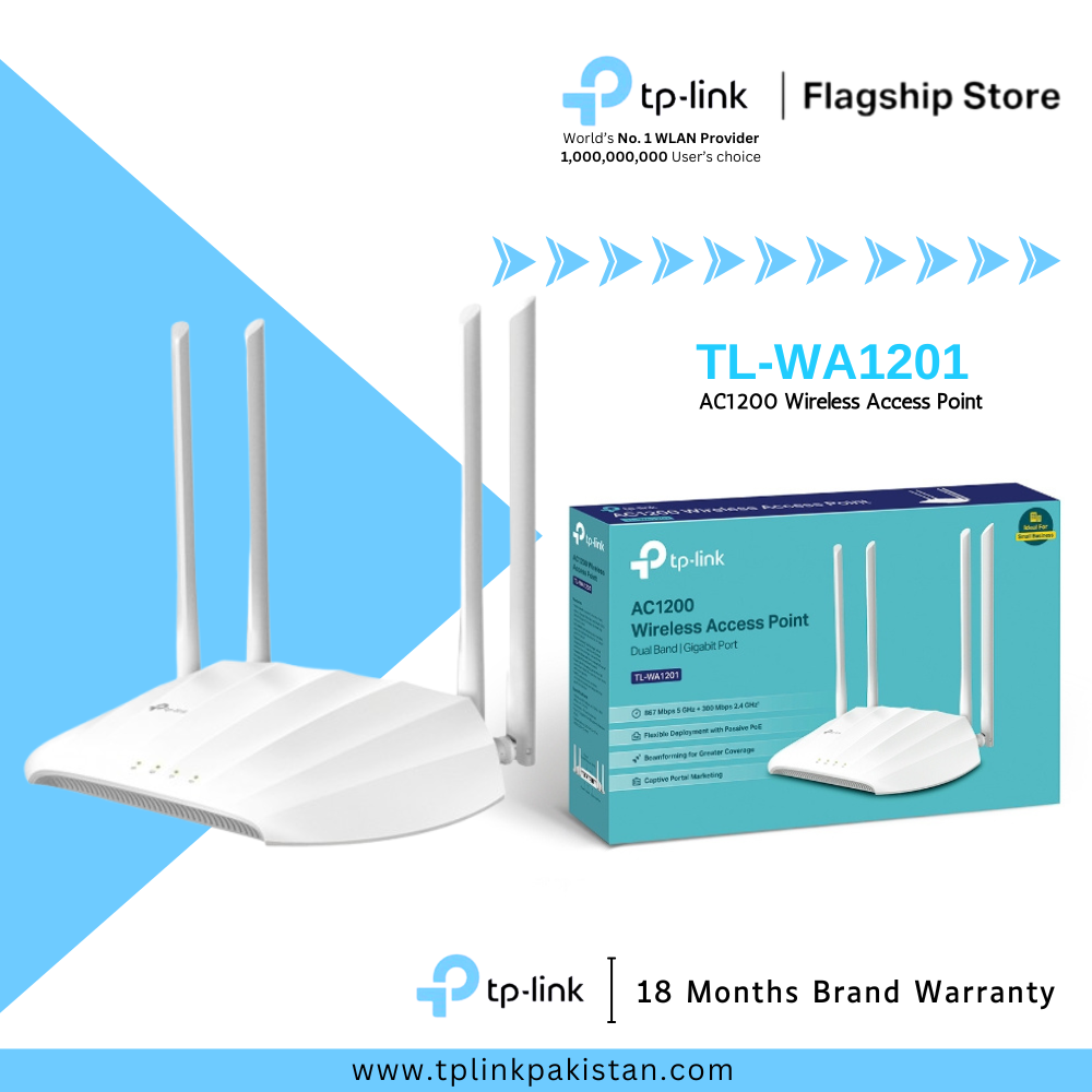 TP-Link Wi-Fi Router TL-WA1201 AC1200 Wireless Access Point