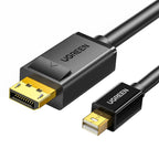 UGREEN MD105 Mini DisplayPort to DisplayPort Cable, 1.5M, Up to 2560x1600p at 60Hz, Up to 8.64Gbps, Gold-Plated Connectors, 10477