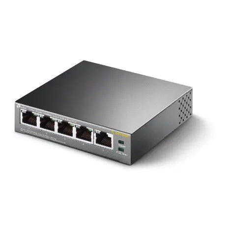 TP-Link TL-SG1005P 5-Port Gigabit Desktop Switch with 4-Port PoE, QoS, and IGMP Snooping
