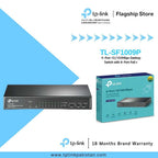 TP-Link TL-SF1009P 9-Port 10/100Mbps Desktop Switch with 8-Port PoE+